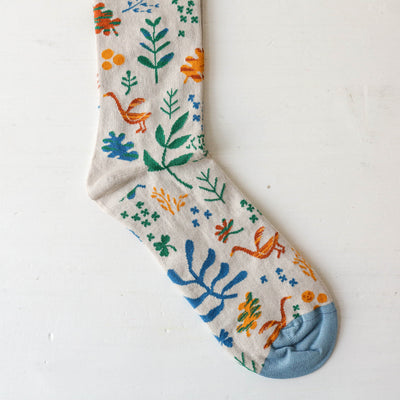 Bonne Maison Socks - Light Grey Seed