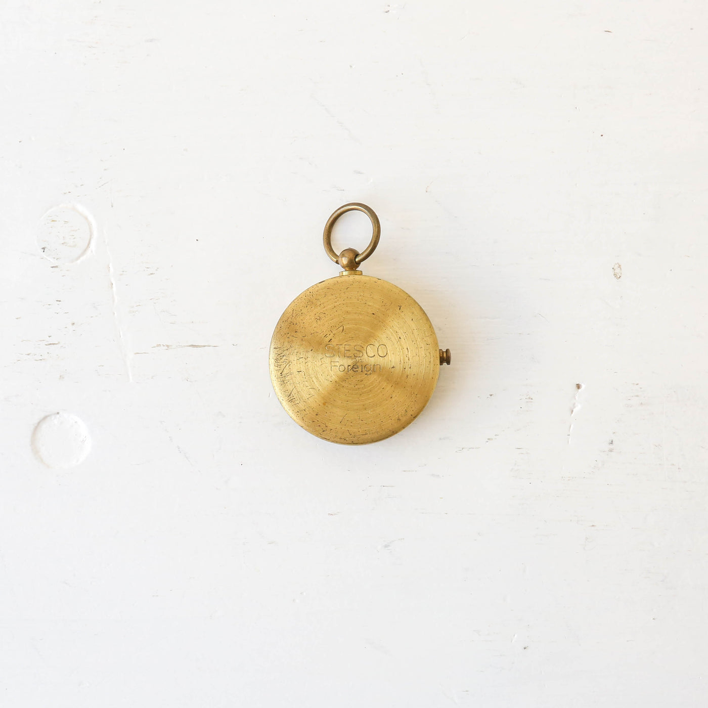 Vintage Brass Pocket Compass
