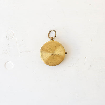 Vintage Brass Pocket Compass