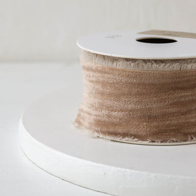 Wide Crushed Velvet Ribbon - 5m Roll