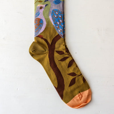 Bonne Maison Socks - Turtle Dove Absinthe
