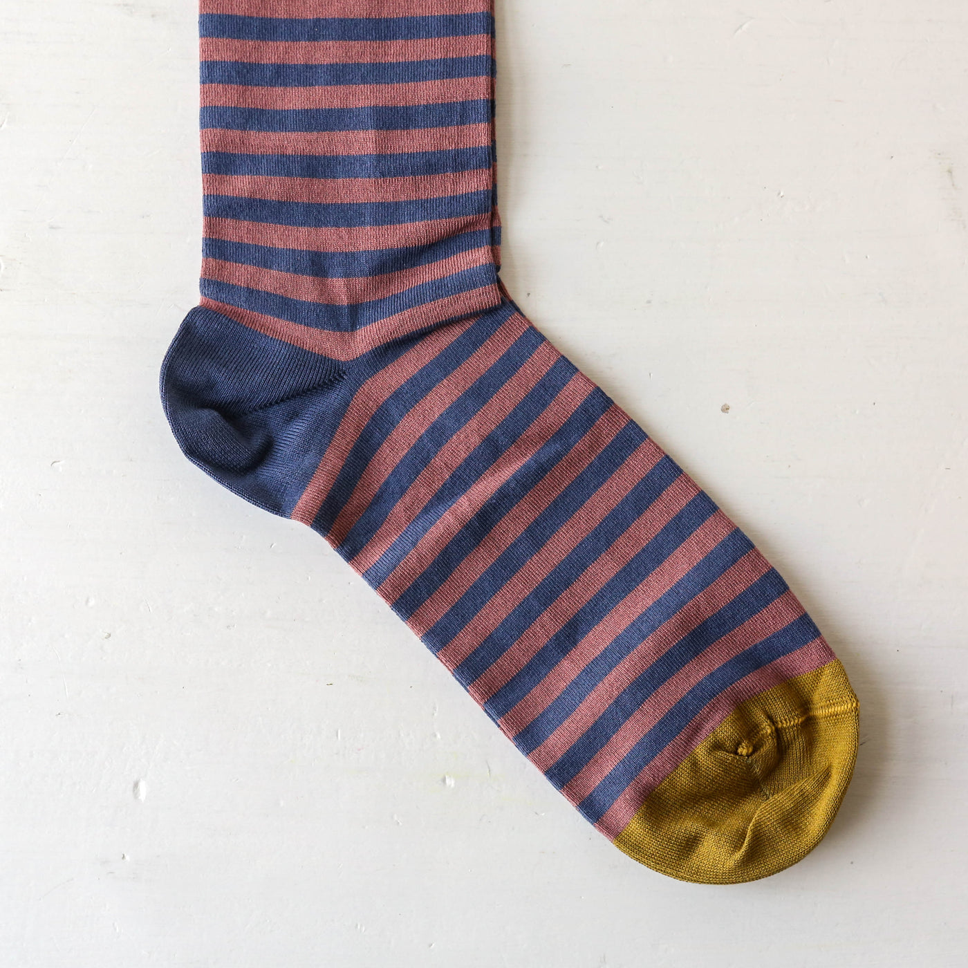 Bonne Maison Socks - Grape Stripe