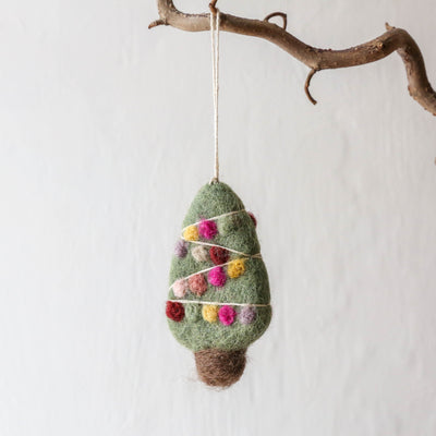 Felt Christmas Tree Hanging Decoration