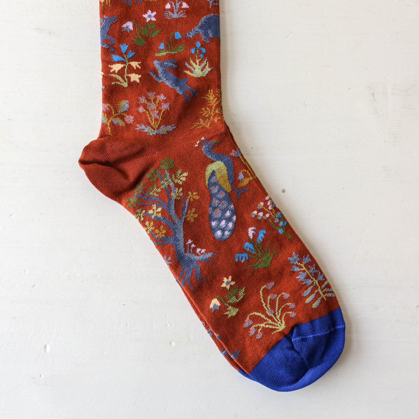 Bonne Maison Socks - Sepia Undergrowth
