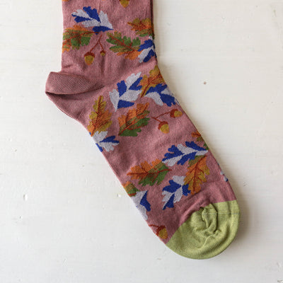 Bonne Maison Long Socks - Oak Grape