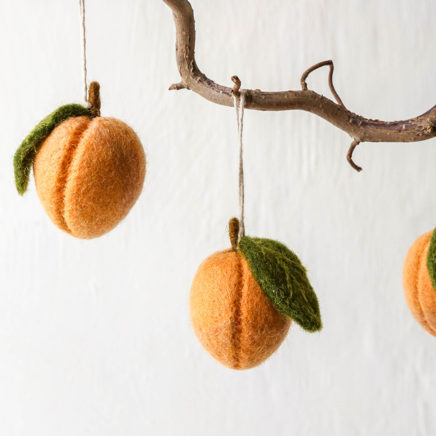 Felt Peach Hanging Decoration