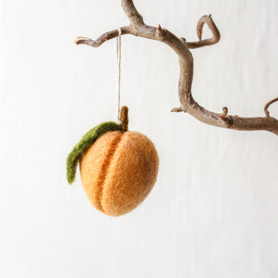 Felt Peach Hanging Decoration