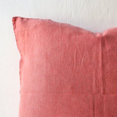 Linen Cushion Cover - Faded Rose