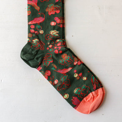 Bonne Maison Long Socks - Forest Grape