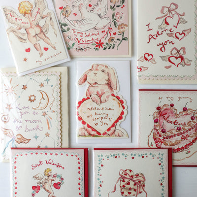 I Adore You Scalloped Edge Card