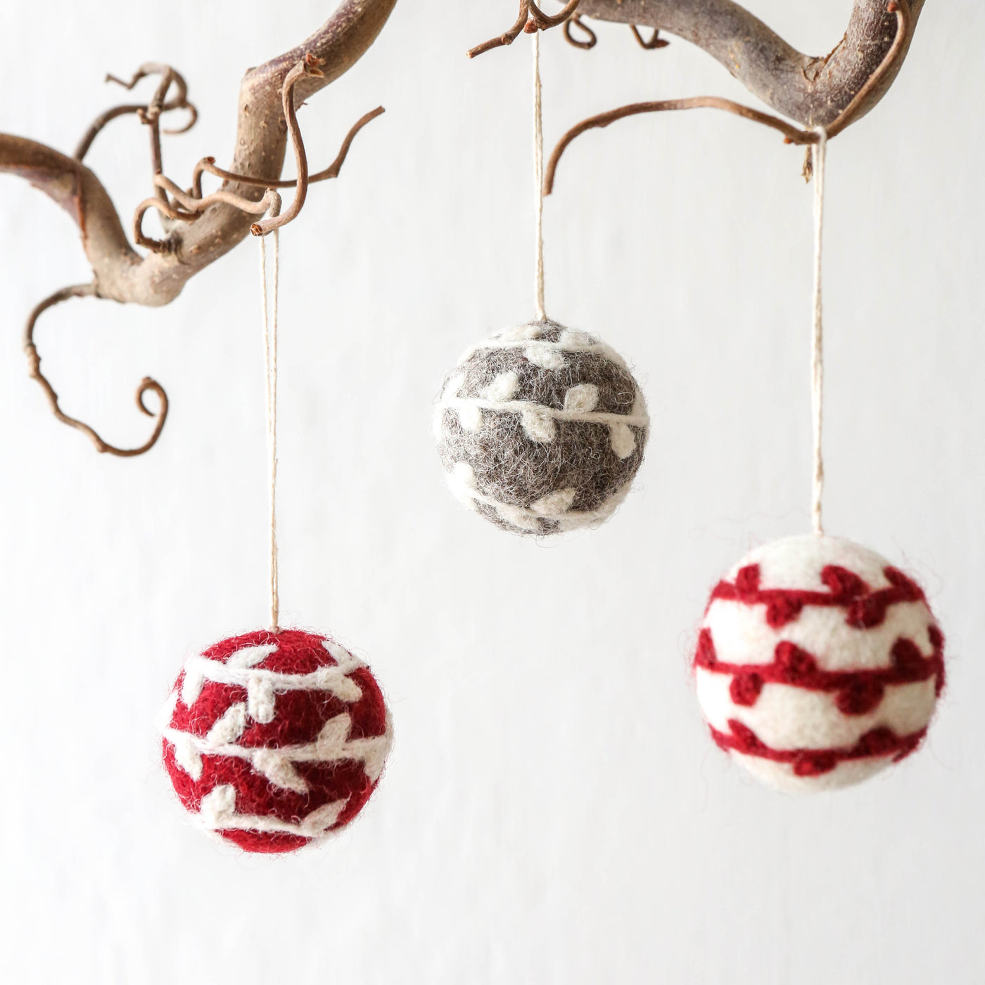 Ball Ornament Felt Hanging Decoration