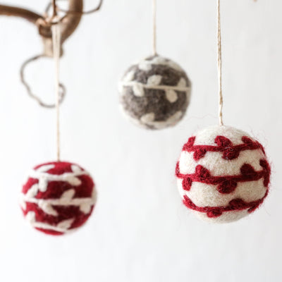 Ball Ornament Felt Hanging Decoration