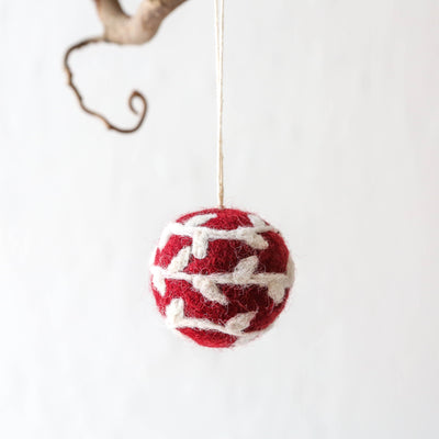 Ball Ornament Felt Hanging Decoration