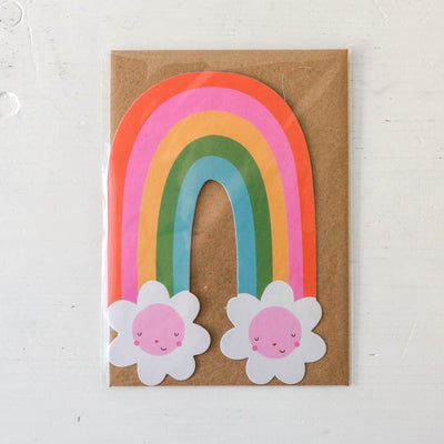 Rainbow Blossom Birthday Card