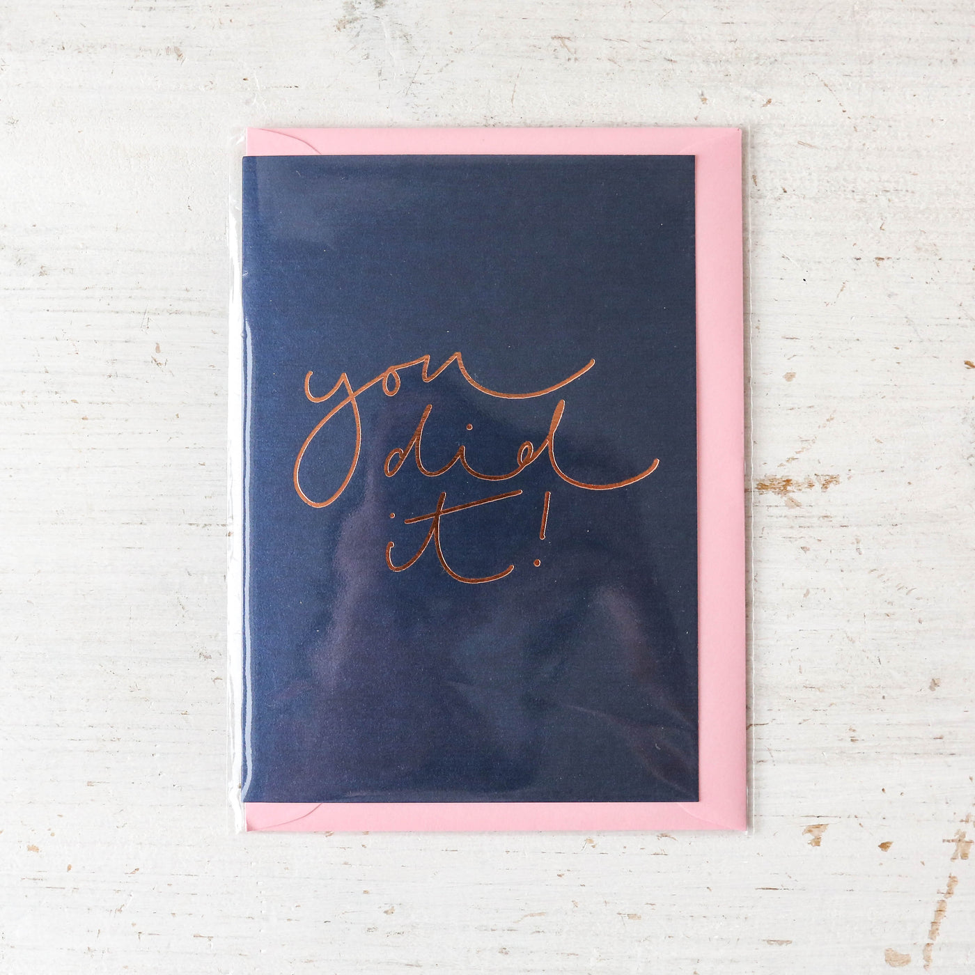 You Did It! Foil Card