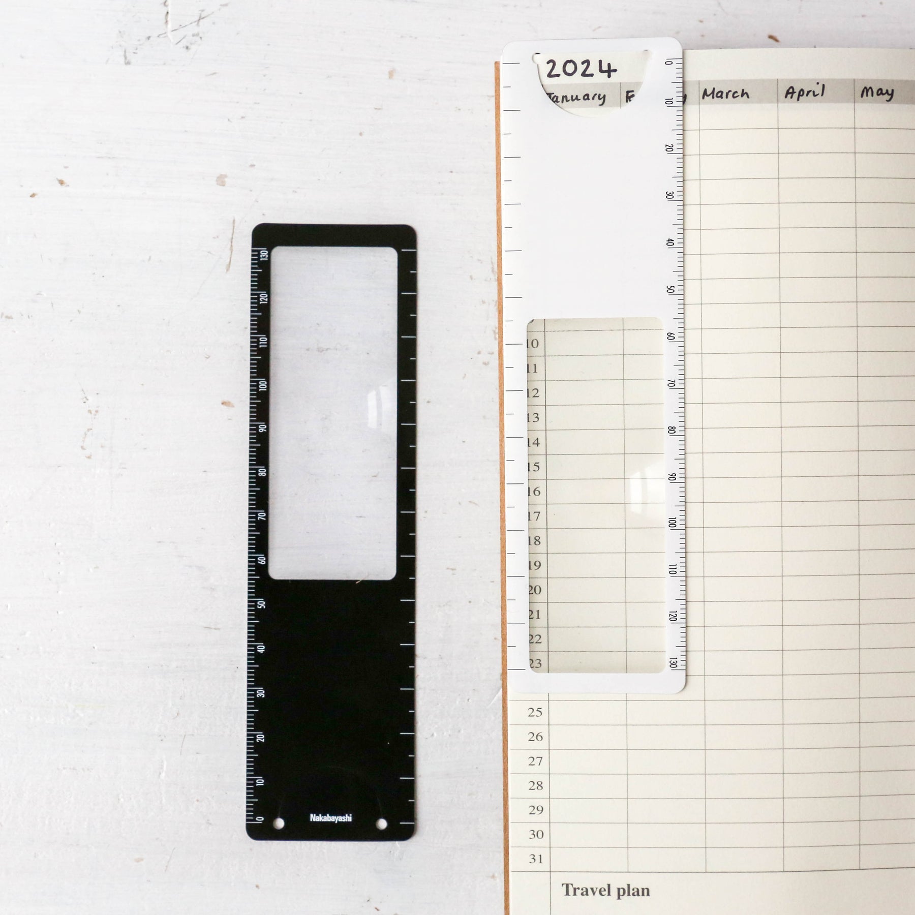 Bookmark Ruler 12 Magnifying Bookmark Ruler – Berylune