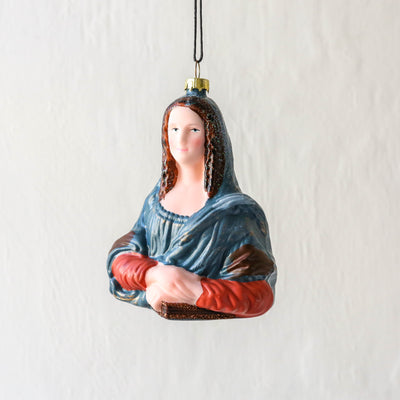 Mona Lisa Glass Tree Decoration