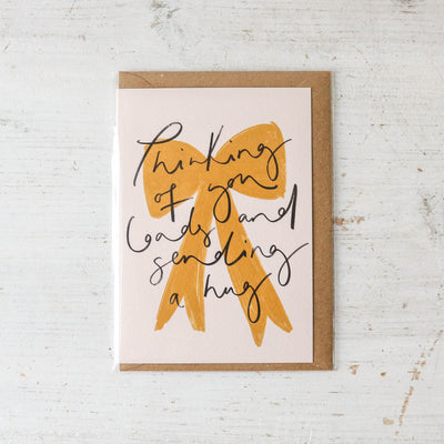 Thinking of You Hug Card