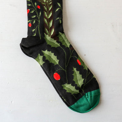 Bonne Maison Socks - Faux Picking in Black