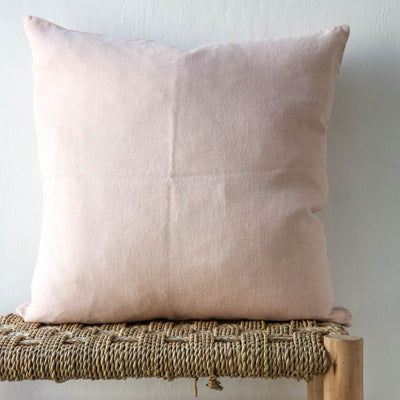 Linen Cushion Cover - Rose Shadow