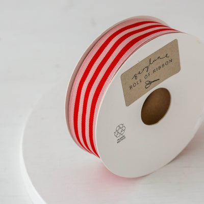 Wide Candy Stripe Ribbon - 15m Roll