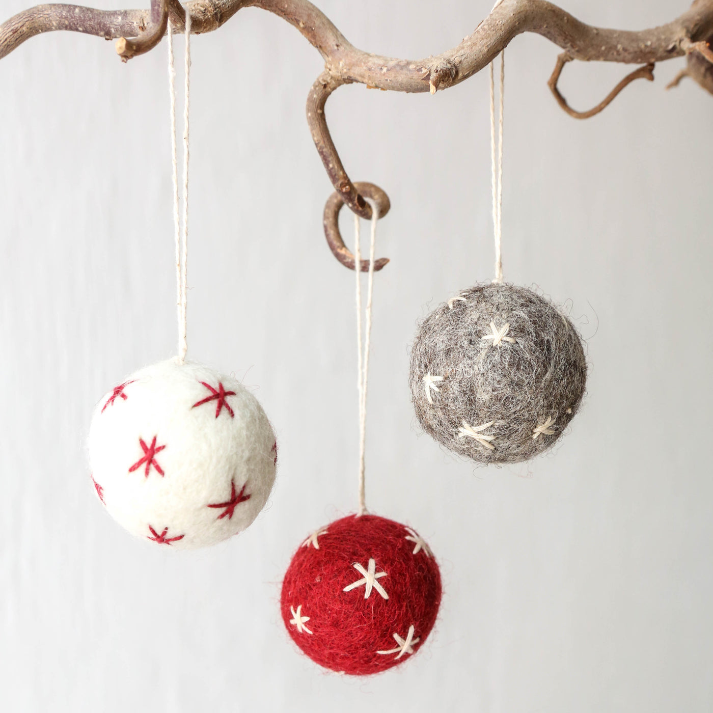Ball Ornament Felt Hanging Decoration