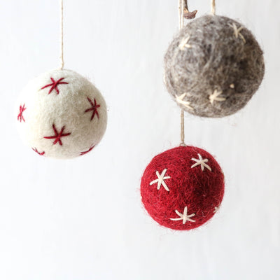 Ball Ornament Felt Hanging Decoration