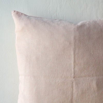 Linen Cushion Cover - Rose Shadow