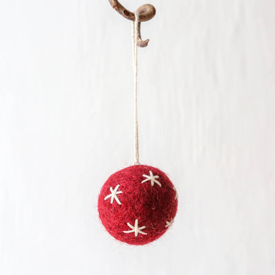 Ball Ornament Felt Hanging Decoration
