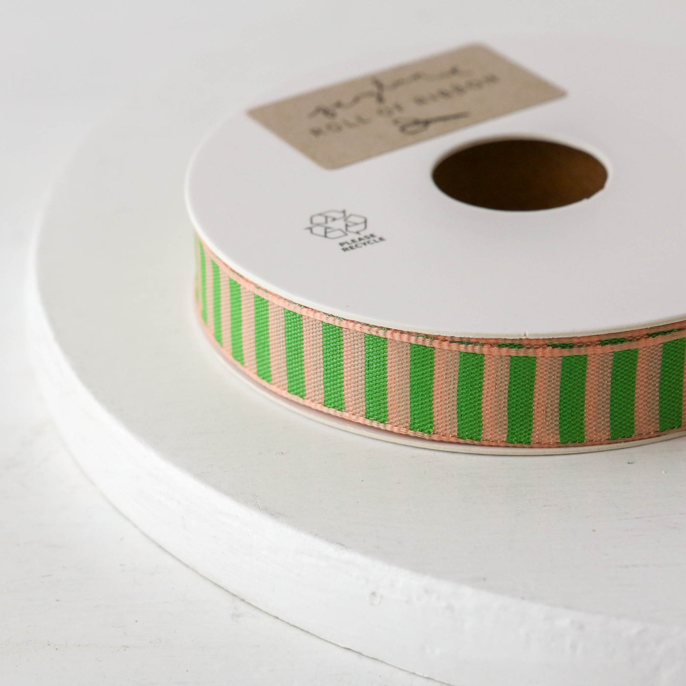 Narrow Candy Stripe Ribbon - 15m Roll