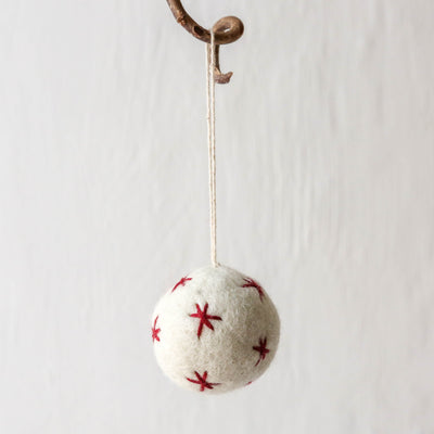 Ball Ornament Felt Hanging Decoration