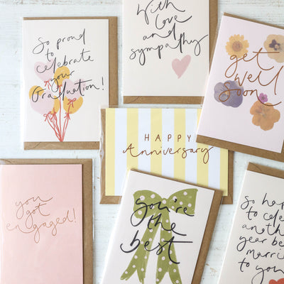 Wishing You Both Bow Anniversary Card