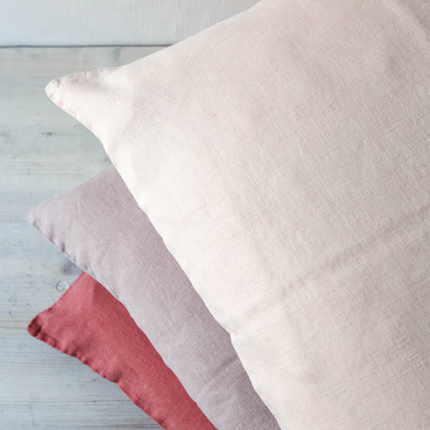 Linen Cushion Cover - Malva