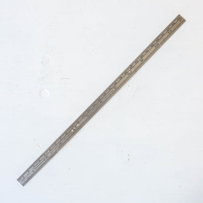 Vintage 12" Folding Steel Ruler - No.50R