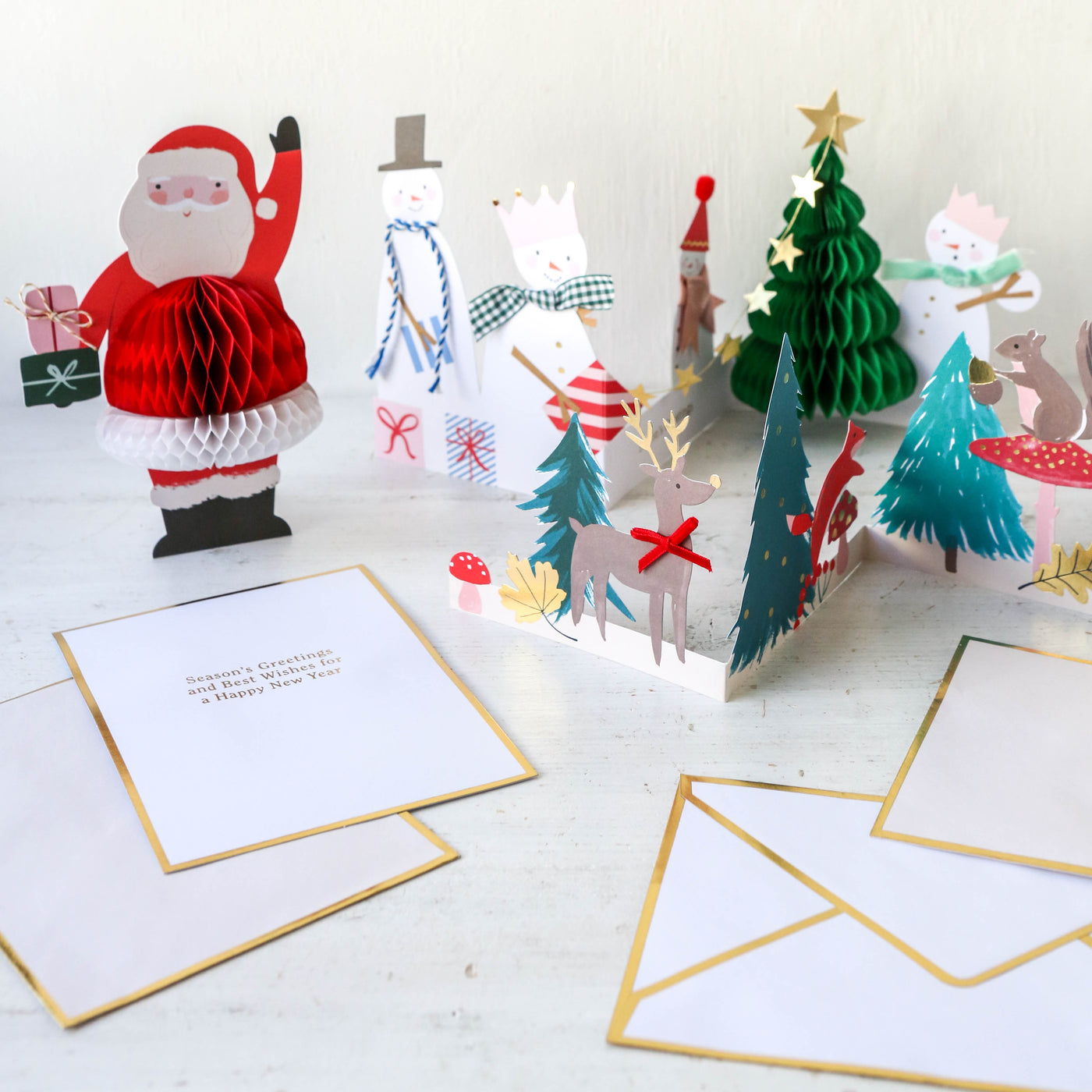 Winter Woodland Concertina Card
