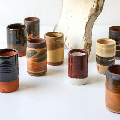 Studio Pottery Glaze Testing Pots