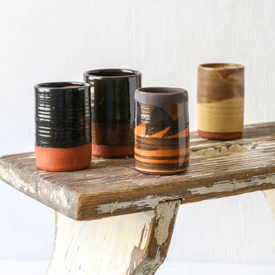 Studio Pottery Glaze Testing Pots