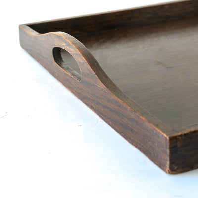 Vintage Oak Handled Tray
