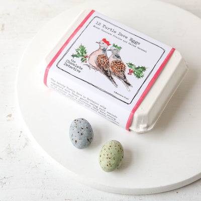 12 Festive Turtle Dove Eggs