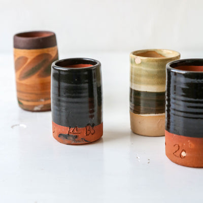 Studio Pottery Glaze Testing Pots