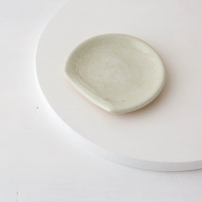 Stoneware Spoon Rest - Milk White