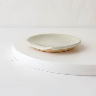 Stoneware Spoon Rest - Milk White