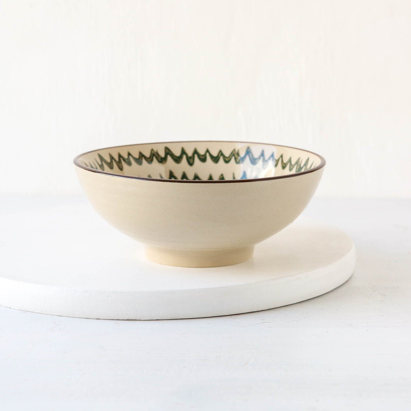 Small Heikki Decorative Stoneware Bowl - Green
