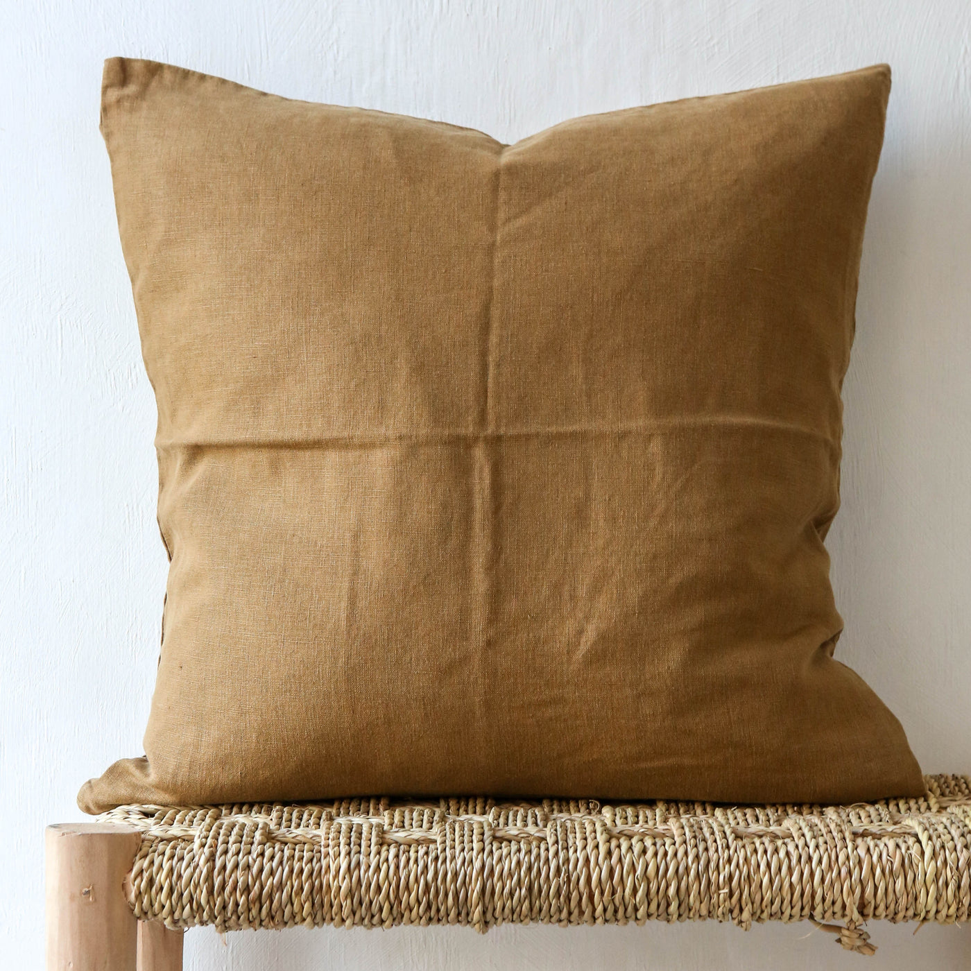 Linen Cushion Cover - Clay