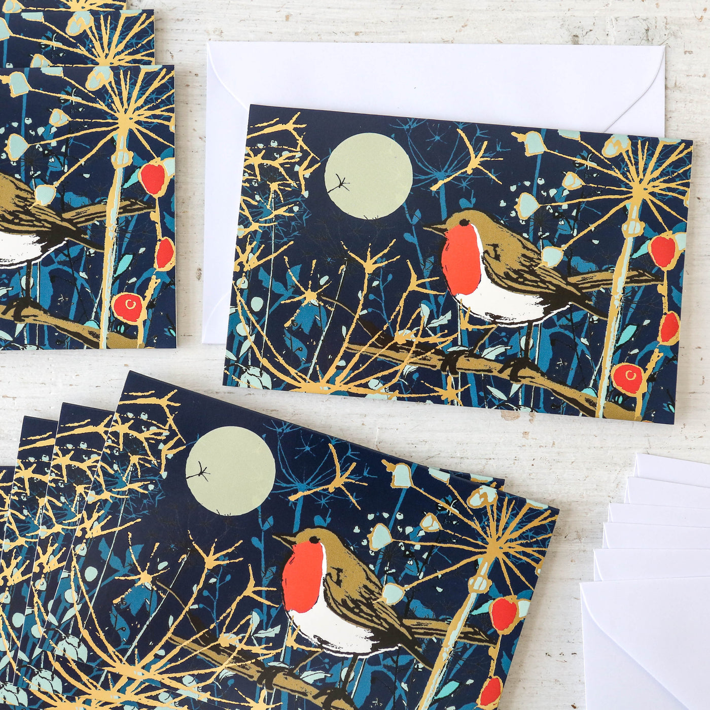 Winter's Tale Robin - Pack of 8 Christmas Cards
