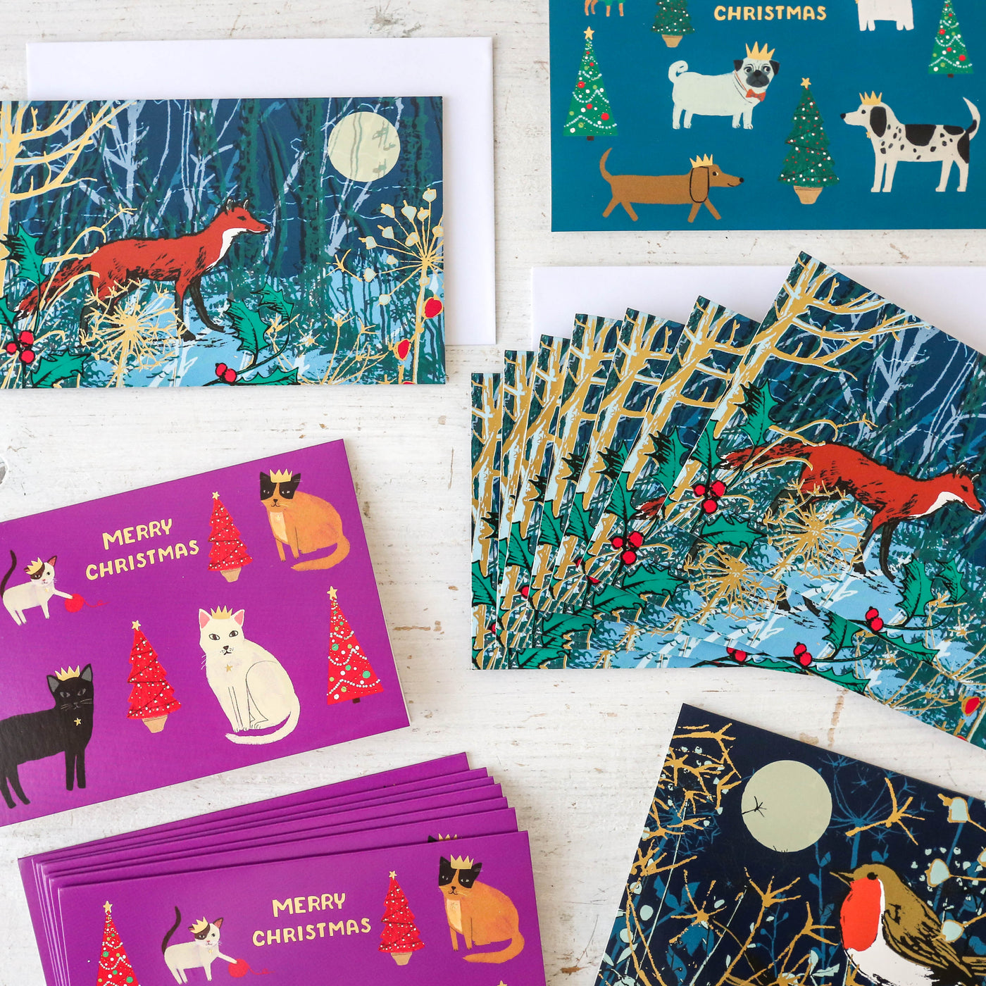 Winter's Tale Robin - Pack of 8 Christmas Cards