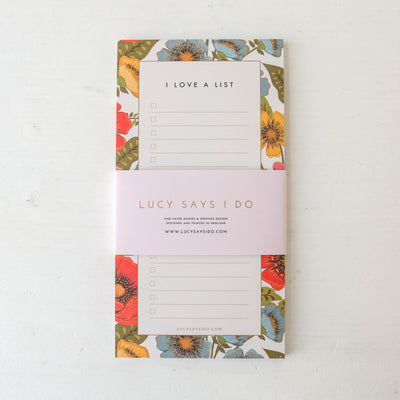 Garden Bloom To-Do List Notepad