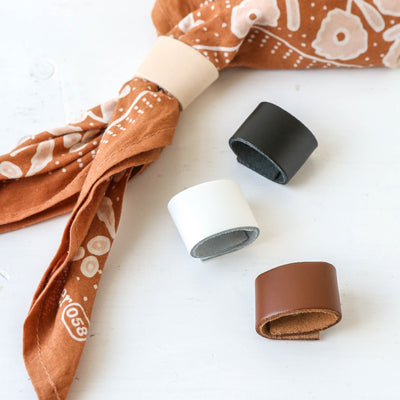Simple Leather Scarf Woggle