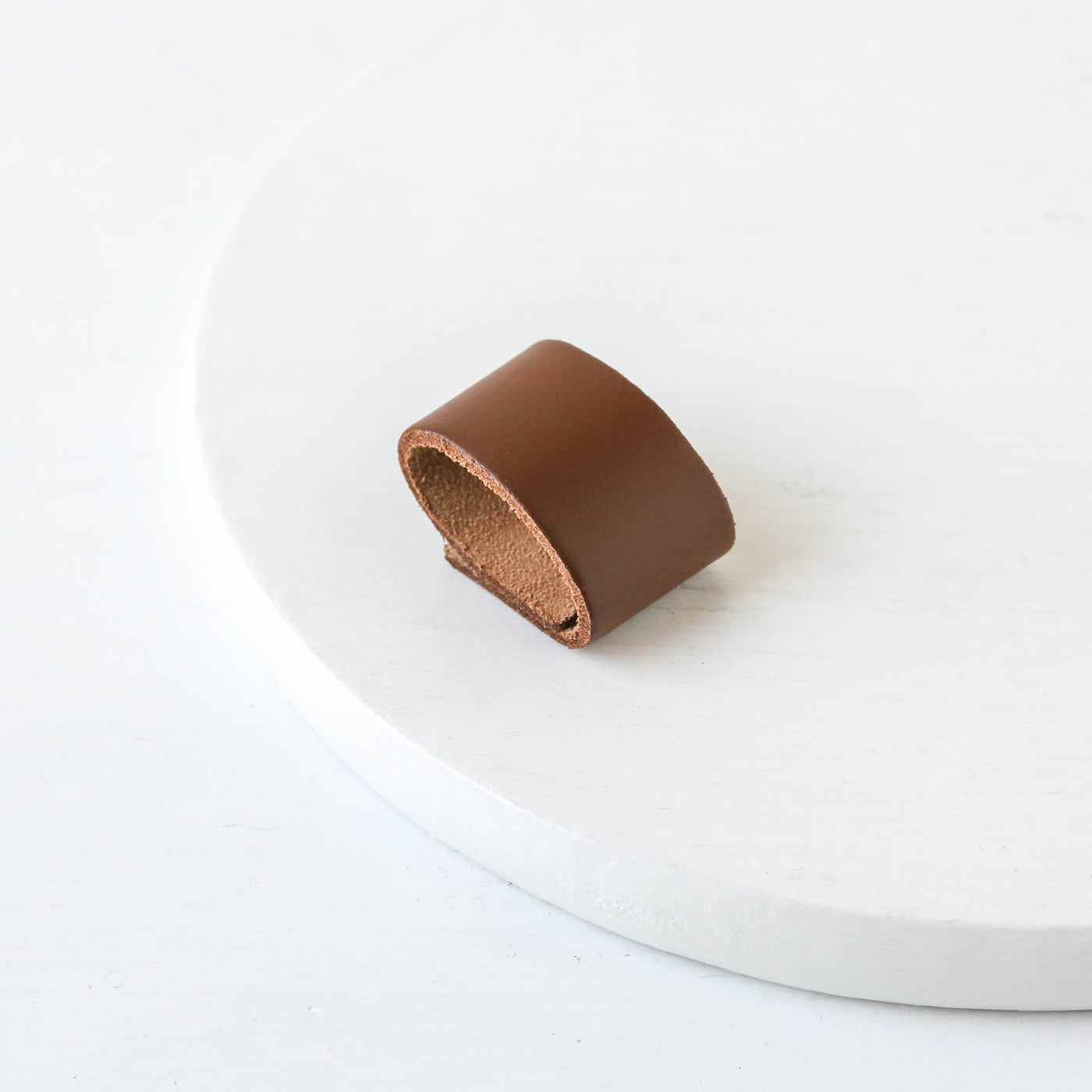 Simple Leather Scarf Woggle
