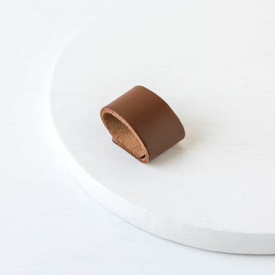Simple Leather Scarf Woggle